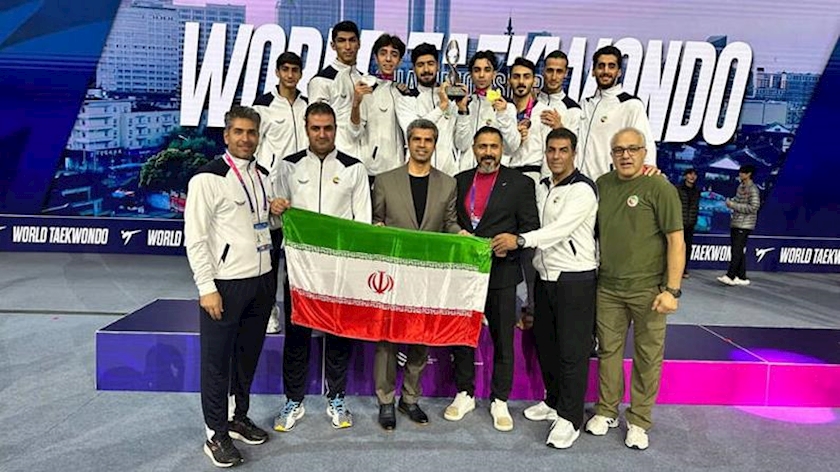 Iranpress: رقابت‌های تکواندو قهرمانی جهان، تیم ملی ایران نائب قهرمان شد
