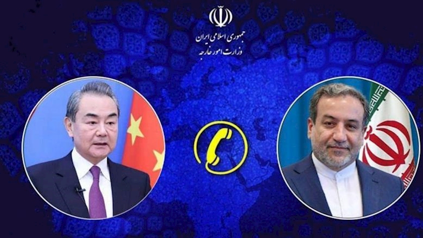 Iranpress: گفت‌وگوی تلفنی وزرای امور خارجه ایران و چین