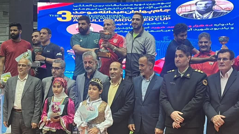 Iranpress: قهرمانی ایران در رقابت‌های بین المللی کشتی جام عبدالله موحد