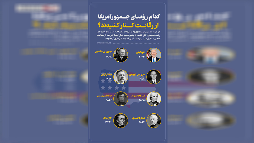 Iranpress:  کدام رؤسای جمهور آمریکا از رقابت کنار کشیدند؟