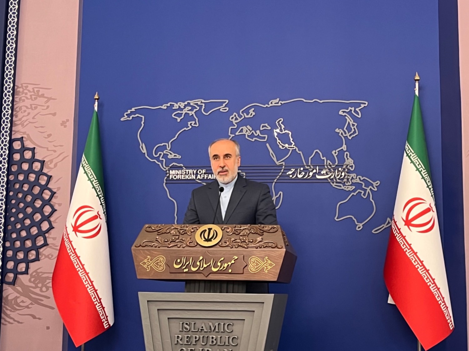 Iranpress: کنعانی: دولت آمريكا صلاحيت پيگيری آتش بس در غزه را ندارد