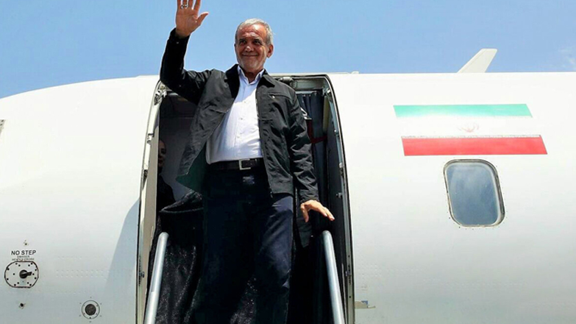 Iranpress: پایان سفر پزشکیان به عراق و بازگشت به تهران