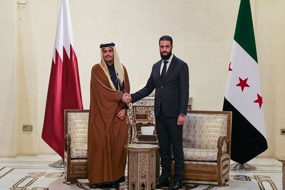 Iranpress: نخست وزیر قطر با جولانی دیدار کرد