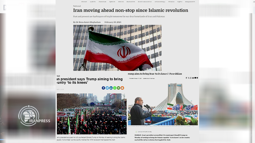 Iranpress: بازتاب گسترده راهپیمایی ۲۲ بهمن و سالروز پیروزی انقلاب اسلامی در رسانه‌های پاکستان