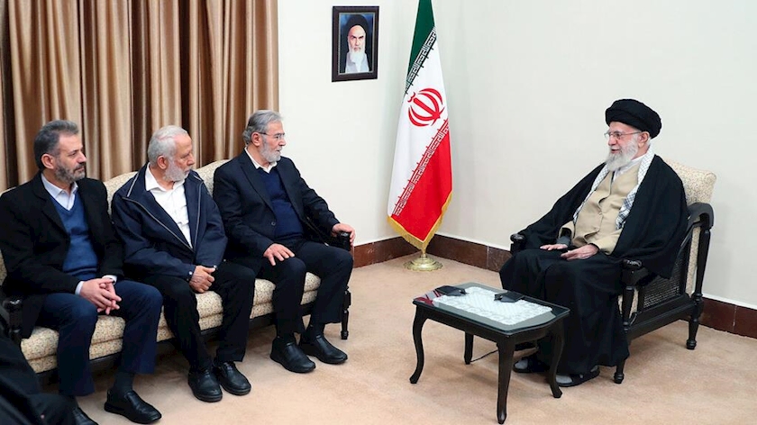 Iranpress: رهبر انقلاب: هیچ طرحی برای غزه بدون موافقت مقاومت فلسطین به نتیجه نمی‌رسد