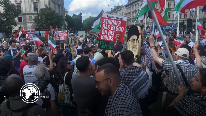 Iranpress: تجمع اعتراضی مردم لندن در محکومیت تجاوز رژیم صهیونیستی به ایران