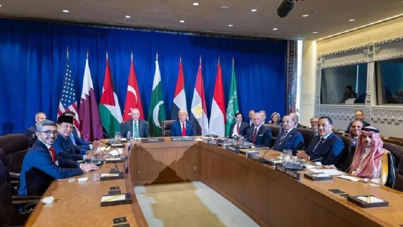 Iranpress: سران کشورهای عربی و اسلامی در دیدار ترامپ با کوچاندن فلسطینیان مخالفت کردند