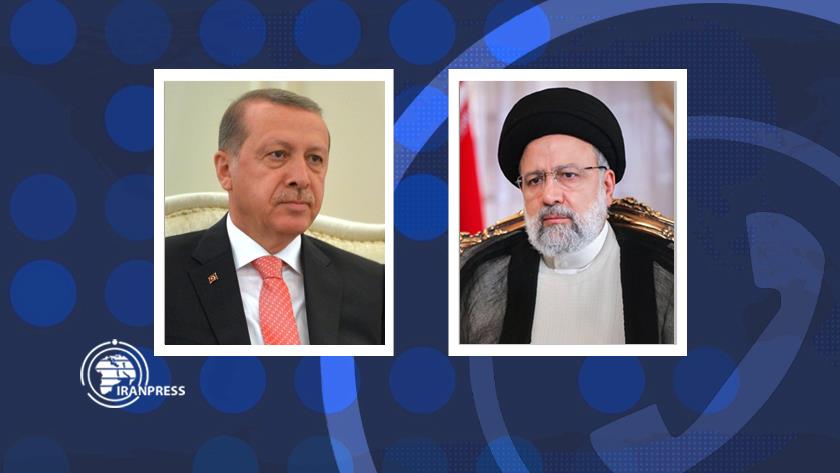 Iranpress: اردوغان و رئیسی درباره غزه تلفنی گفت‌وگو کردند