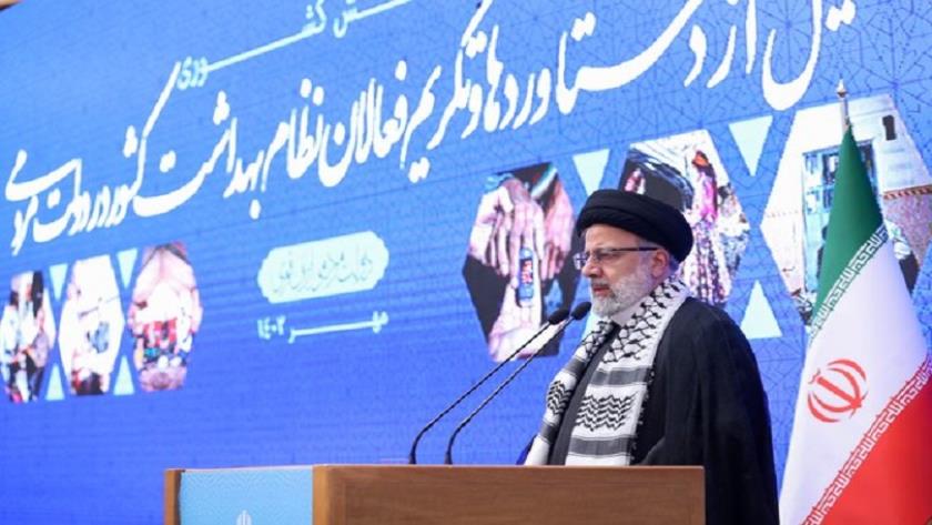 Iranpress: رئیسی: خون شهیدان مظلوم فلسطینی نظم کنونی جهان را به هم خواهد ریخت