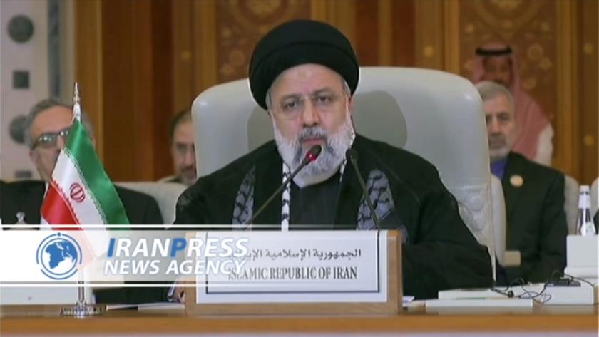 Iranpress: رئیسی: غزه در معرض رویایی محور شرافت در برابر شرارت است