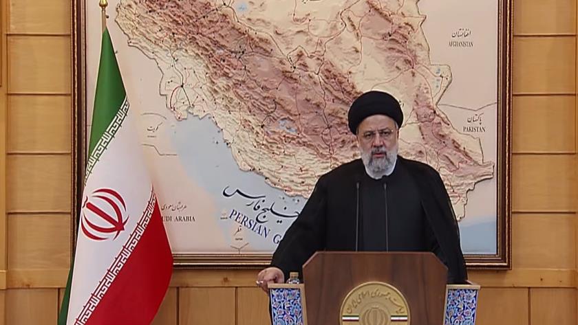 Iranpress: رئیسی: آمریکا مجرم اصلی حمایت از جنایات رژیم‌ صهیونیستی است