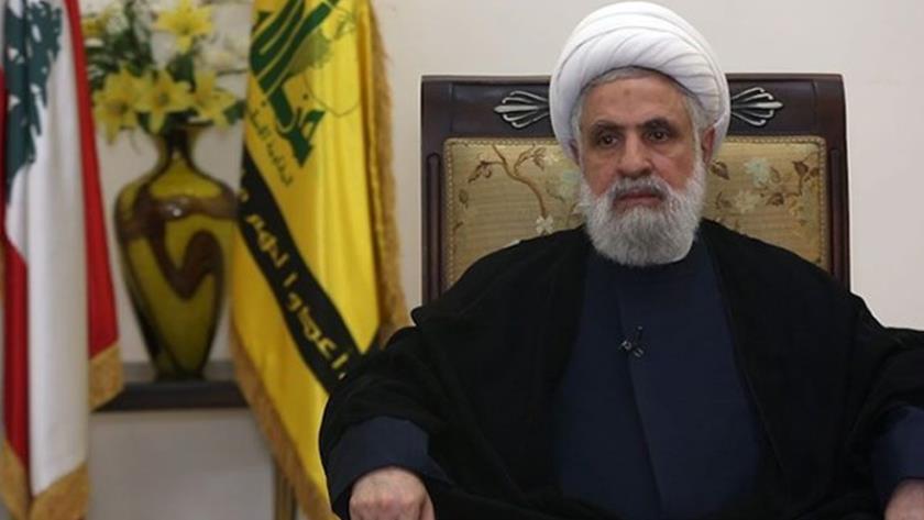 Iranpress: شیخ نعیم قاسم: شبکه المیادین پیام آور حق و مدافع فلسطین است