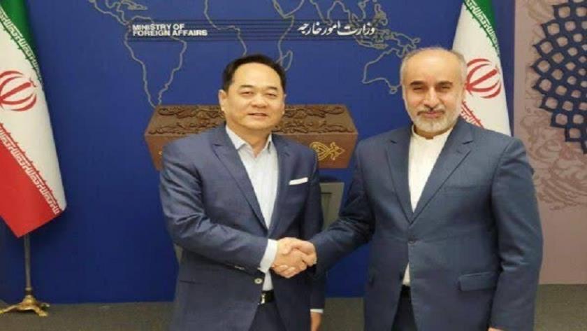 Iranpress: کنعانی: تصمیم ایران به گسترش روابط همه جانبه با چین یک تصمیم راهبردی است