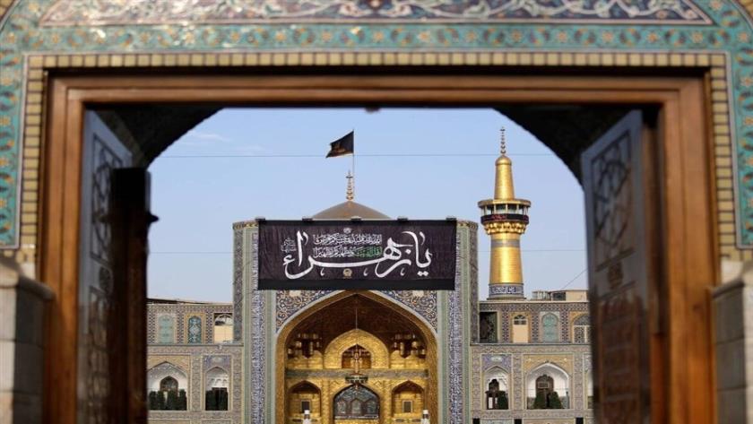 ایران پرس: آیین عزاداری سالروز شهادت حضرت زهرا (س) در حرم مطهر رضوی