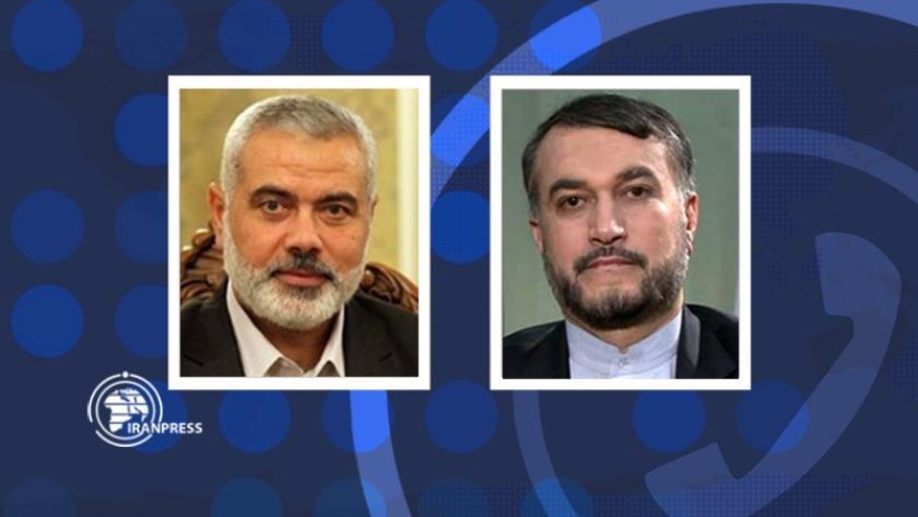 Iranpress: گفت‌وگوی تلفنی وزیر امور خارجه ایران با اسماعیل هنیه