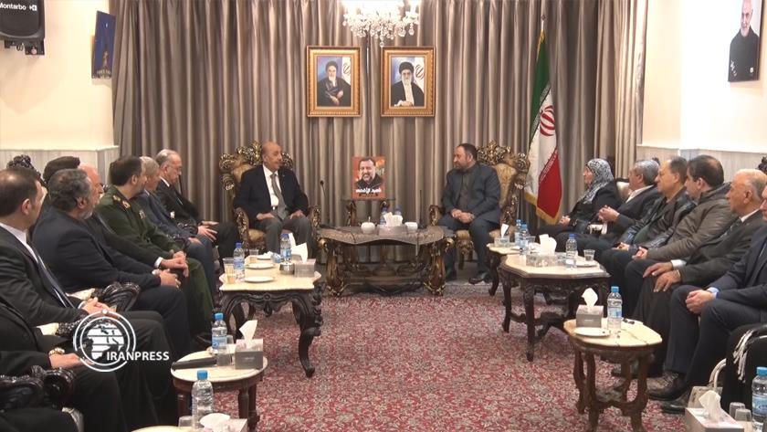 Iranpress: مراسم یادبود شهید موسوی در سفارت ایران در دمشق