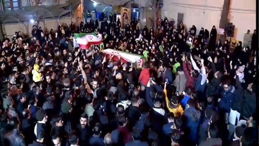 Iranpress: تشییع پیکر شهید موسوی در معراج‌الشهدای تهران
