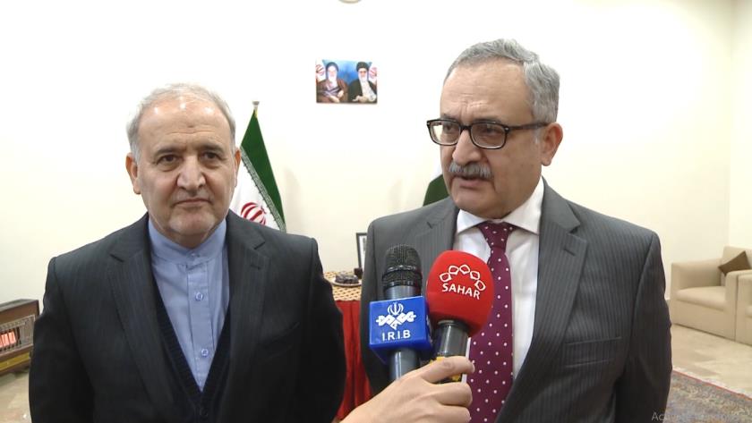 Iranpress: امضای دفتر یادبود شهدای حملات تروریستی کرمان در پاکستان
