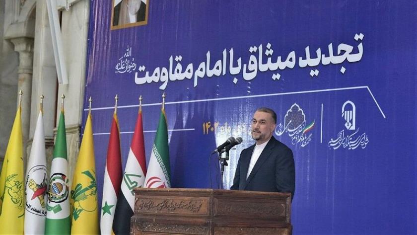 Iranpress: امیرعبداللهیان: نیروهای مقاومت در منطقه مستقل عمل می‌کنند