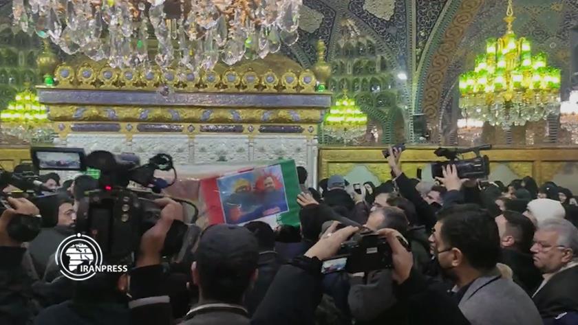 Iranpress: تشییع پیکر شهيدان مستشار ایرانی در دمشق 