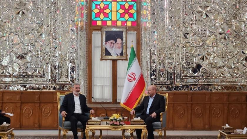 Iranpress: دیدار دبیرکل جنبش جهاد اسلامی فلسطین با رئیس مجلس شورای اسلامی