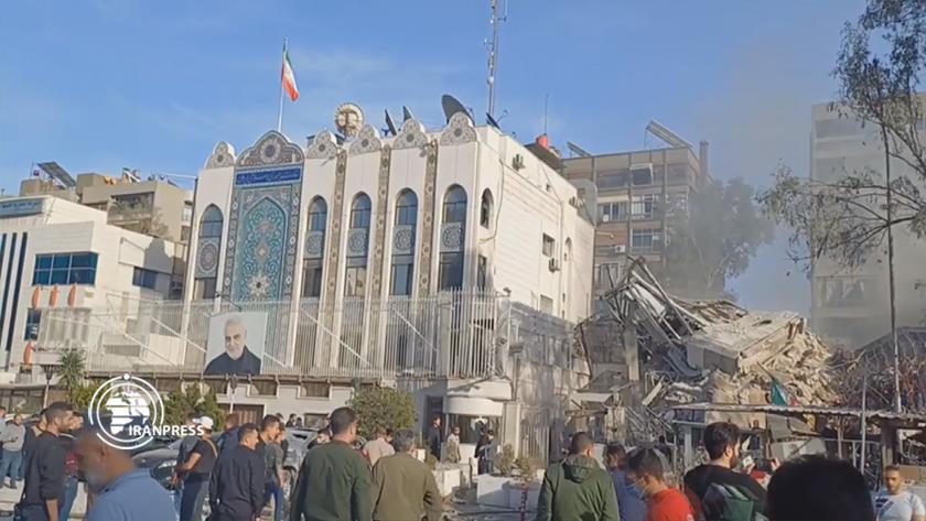 Iranpress: حمله رژیم صهیونیستی به ساختمان مجاور سفارتخانه ایران در سوریه