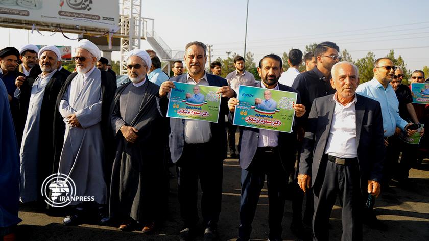 ایران پرس: سفر انتخاباتی پزشکیان به قم 