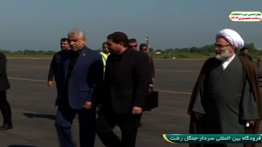 Iranpress: سرپرست ریاست جمهوری وارد گیلان شد