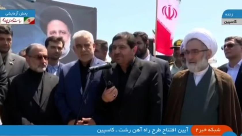 Iranpress: افتتاح راه‌آهن رشت-بندر کاسپین به عنوان بخشی از کریدور شمال-جنوب