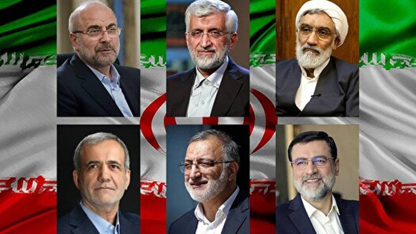Iranpress: ورود نامزدهای ریاست جمهوری به سازمان صدا و سیما جهت شرکت در سومین مناظره تلویزیونی