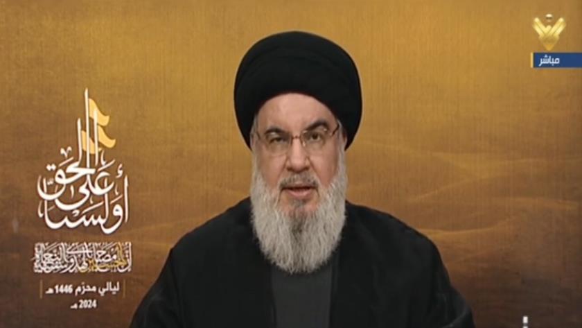 Iranpress: سید حسن نصرالله: امسال ما واقعه کربلا را گرامی می‌داریم درحالی که در خود کربلا هستیم