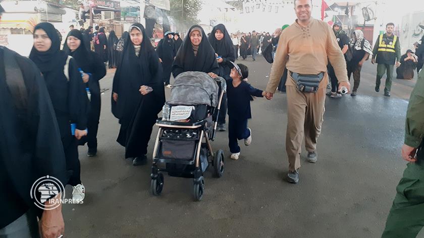 ایران پرس: تردد گسترده زائران اربعین‌ حسینی (ع) از مرز مهران  
