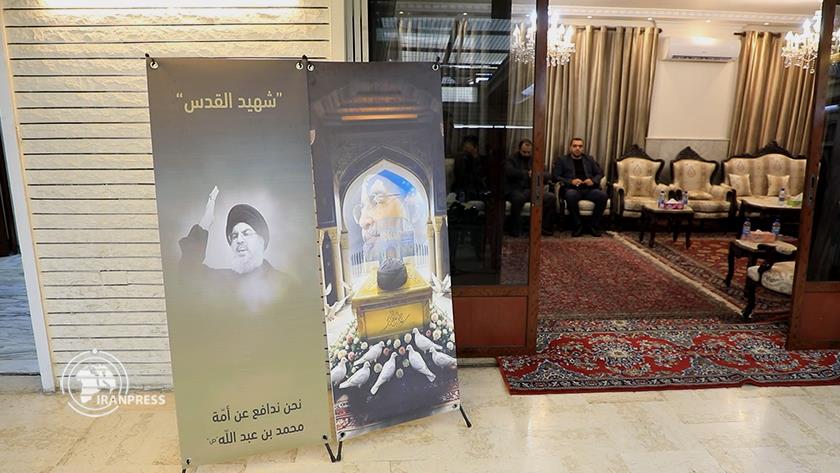 Iranpress: مراسم بزرگداشت شهید «سیدحسن نصرالله» در دمشق 
