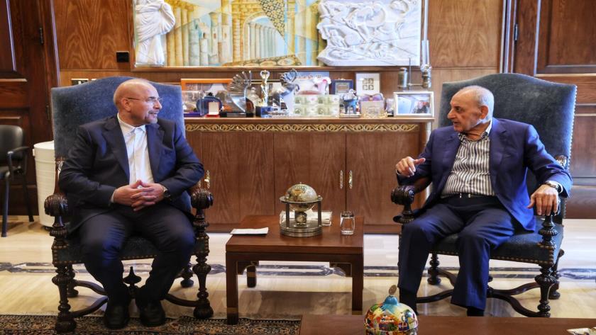 Iranpress: دیدار قالیباف با رئیس پارلمان لبنان 