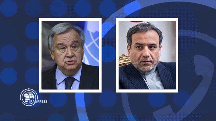 Iranpress: آخرین تحولات منطقه محور تماس تلفنی عراقچی با گوترش