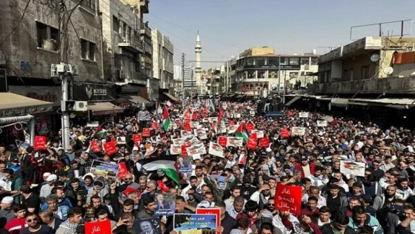 Iranpress: تظاهرات جمعه خشم اردنی‌ها ضد رژیم صهیونیستی