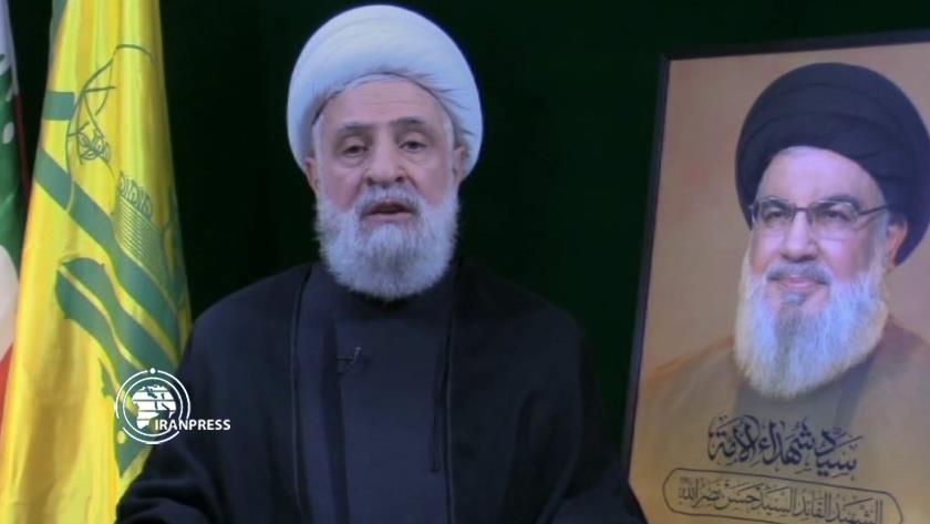 Iranpress: شیخ نعیم قاسم: توقف تجاوزات دشمن، اساس مذاکرات است