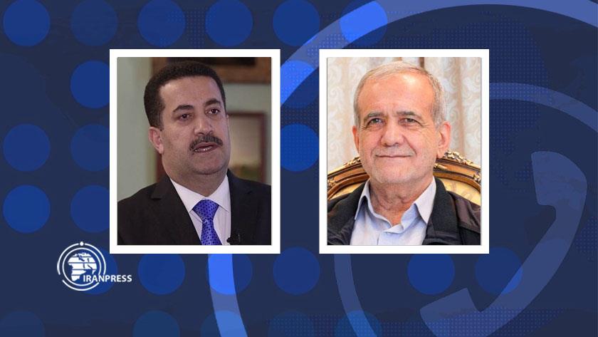 Iranpress: پزشکیان در گفتگو با شیاع السودانی: حفظ تمامیت ارضی سوریه راهبرد منطقه‌ای ایران است