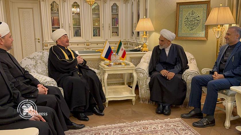 Iranpress: دیدار معاون امور بین‌الملل دفتر مقام معظم رهبری با مفتی اعظم مسلمانان روسیه