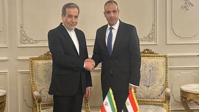 Iranpress: دیدار وزیران خارجه ایران و مصر در حاشیه نشست دی ۸