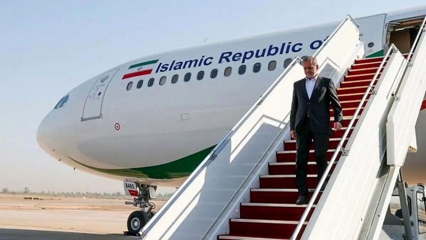 Iranpress: پزشکیان وارد استان خراسان شمالی شد