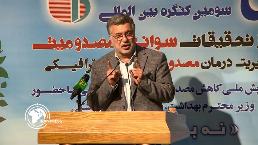 Iranpress: وزیر بهداشت: وسایل نقلیه و جاده ایمن موارد تاثیرگذار در کاهش تصادفات هستند