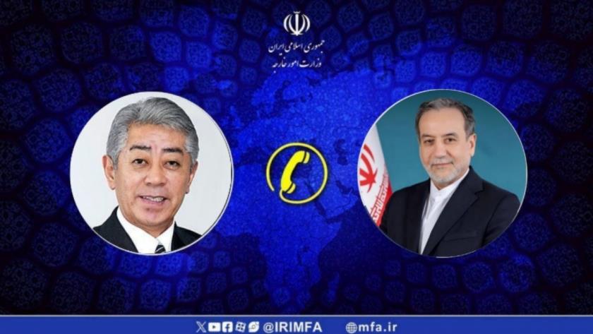 Iranpress: تأکید وزیران امور خارجه ایران و ژاپن بر دیپلماسی در موضوع هسته‌ای