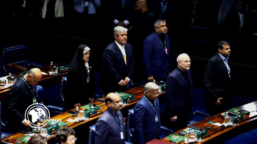 Iranpress: حضور هیات مجلس شورای اسلامی ایران در یازدهمین اجلاس پارلمانی بریکس در برزیل