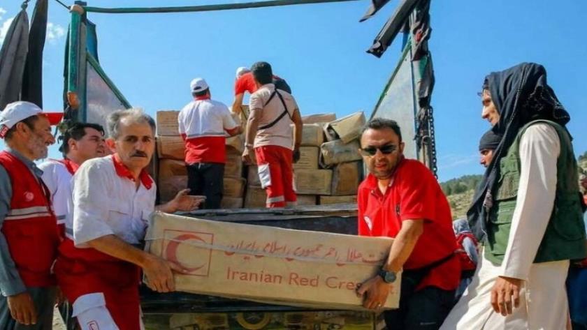 Iranpress: ارسال کمک‌های بشردوستانه جمعیت هلال احمر ایران برای زلزله‌زدگان افغانستان