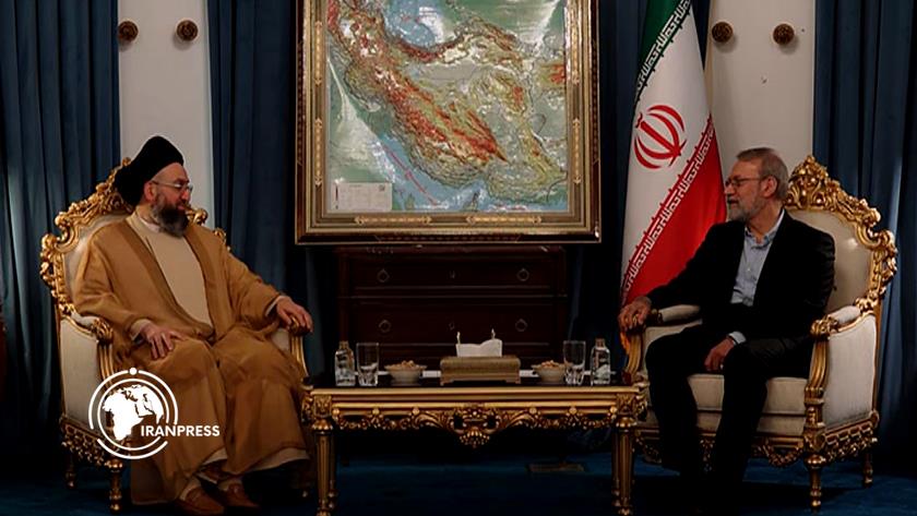 Iranpress: دیدار رهبر جریان حکمت ملی عراق با علی لاریجانی در تهران