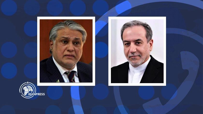 Iranpress: گفت وگوی تلفنی وزیران امور خارجه ایران و پاکستان درباره آخرین تحولات منطقه ای