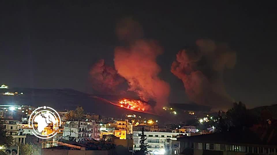 ایران برس: العدو الإسرائيلي يشن غارات عنيفة على منطقة علي الطاهر في جنوب لبنان 