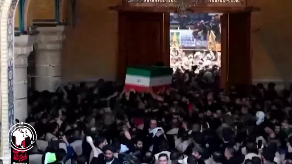 Iranpress: العتبة العلوية المقدسة تستقبل جثمان سماحة القائد الشهيد