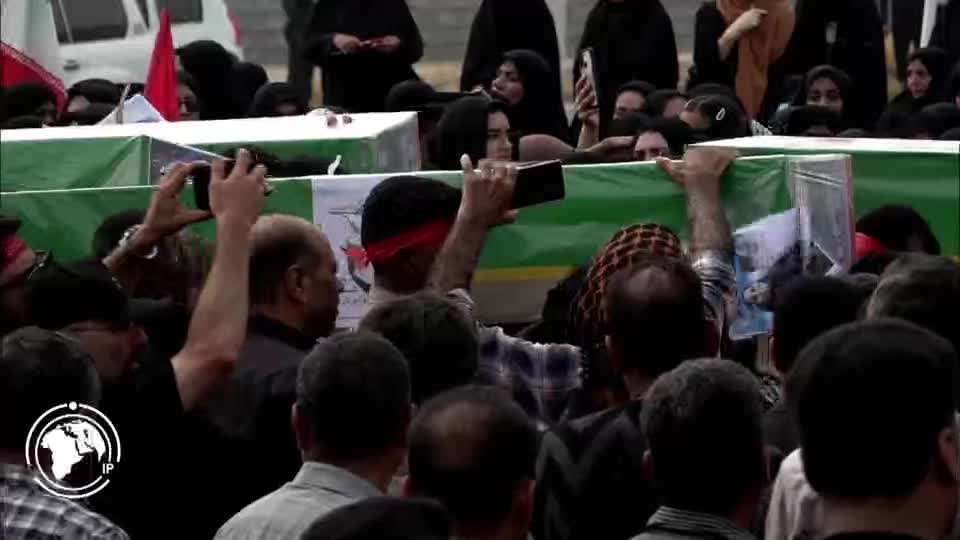 ایران برس:  تشييع رفات عدد من شهداء مدرسة ميناب